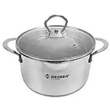 Кастрюля с крышкой с отверстиями для слива инд.дно "Largo" 2.6л 19*11см