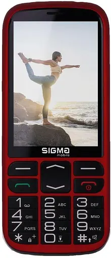 Телефон Sigma Comfort 50 CF211 OPTIMA Type-C Red UA UCRF - фото 2