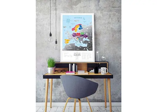 Скретч карта мира 1DEA.me Travel Map Silver Europe (13009) - фото 7