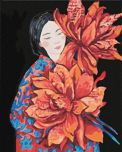 Картина за номерами "Розквіт думки" Ideyka KHO4925 40х50см