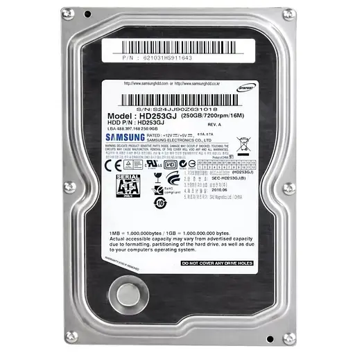 Жорсткий диск Samsung 3.5 250Gb (HD253GJ) Б/в - фото 1