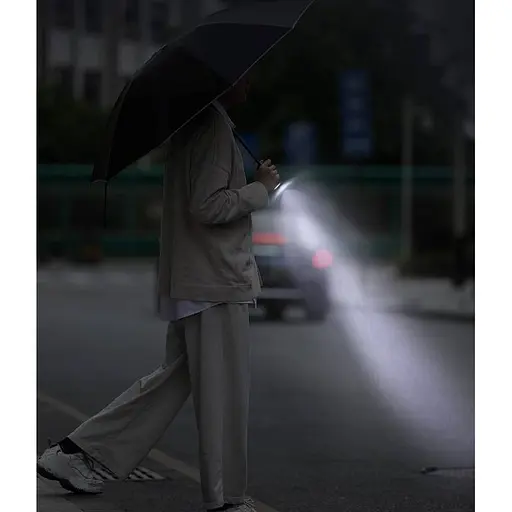 Автоматический зонтик Zuodu Umbrella LED ZD220 черный - фото 7