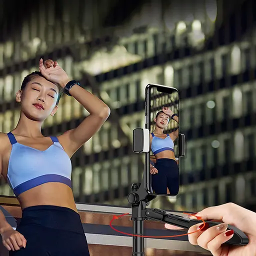 Штатив-трипод Adyss A21A с пультом 1.7 m черный - фото 2