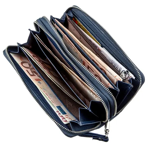 Женский кожаный кошелек-клатч ST Leather 9х18.5х4 см acs0015851 - фото 4