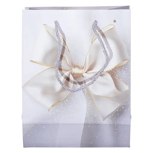 Подарочный пакет Yiwu с бантом 18х10х22.5 см 12 штук HP-10359-12 - фото 4