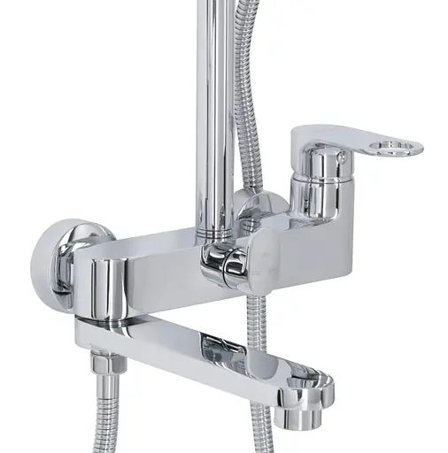 Душевая система универсальная Qtap Jay Chrome с изливом QTJAY111CRM45543 - фото 2