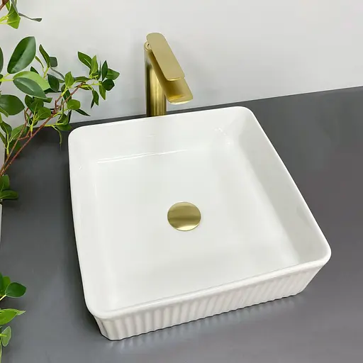 Умивальник VBI Bolzano white накладний VBI-013800, Білий - фото 3