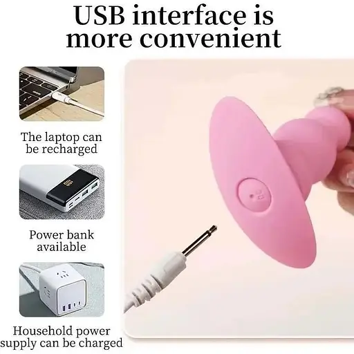 Анальна пробка з вібрацією масажер простати - фото 3