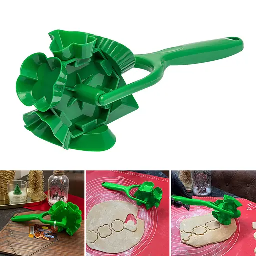 Валик нож-формочки для вырезания печенья 25 см, Kitchette Зелёный 82769 - фото 3