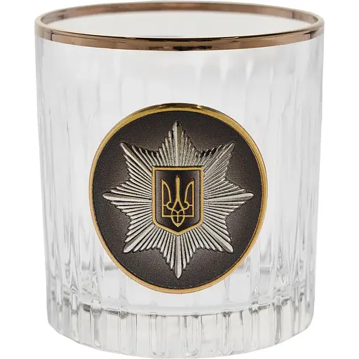 Подарунковий набір Boss Crystal Нацполіція України графин - фото 3