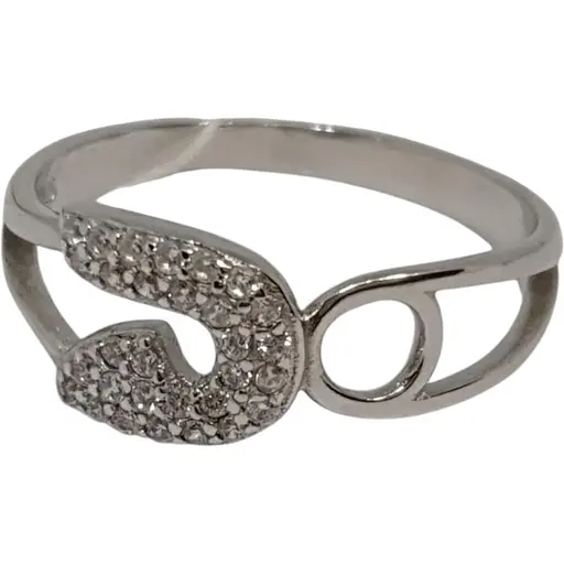 Серебряное кольцо Диама с фианитами. Артикул 11011123426 18,5