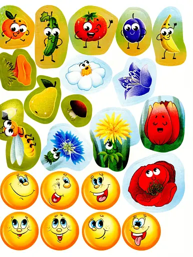 Читання з наліпками. Кольорові історії - фото 11