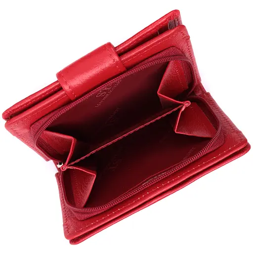 Кожаный женский кошелек ST Leather 10х11.5х2.5 см acs0029428 - фото 9