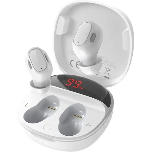 Беспроводные наушники Baseus Encok True Wireless Earphones WM01 Plus White