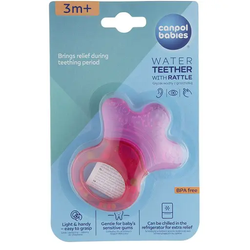 Погремушка-зубогрызка Canpol babies Лапка розовая (56/136_pin) - фото 2