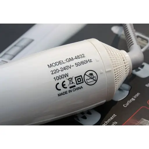 Фен браш стайлер Gm-4832 з насадками щітка для вирівнювання та завивки волосся гребінець - фото 5
