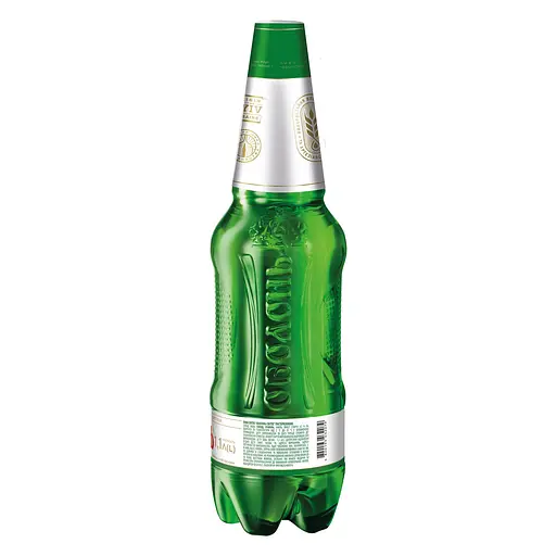 Пиво Оболонь Светлое, 4,5%, 1,1 л (766318) - фото 2