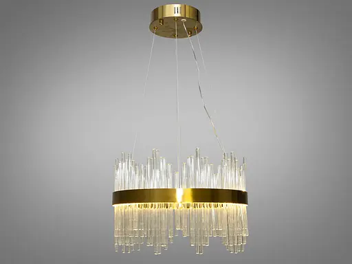 Дизайнерская хрустальная светодиодная люстра, 90 Вт. - фото 1