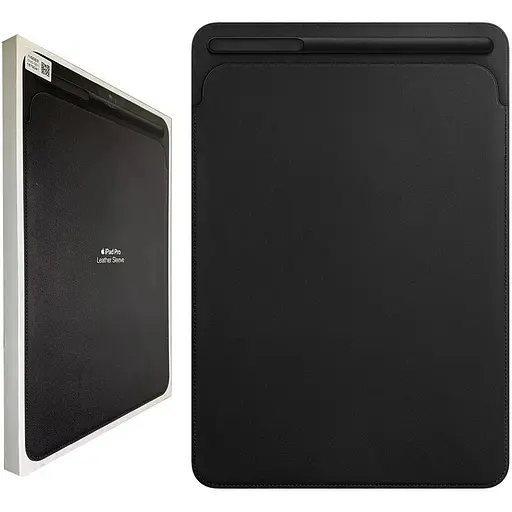 Чехол кожаный для планшета Apple Leather Sleeve для iPad Pro 10.5" (2017) Black (MPU62ZM/A) - фото 4