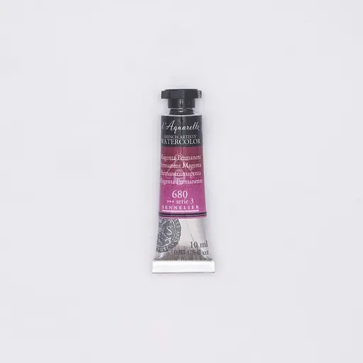 Акварельна фарба Sennelier L'Aquarelle, 10 мл, S3, Перманентна маджента (Permanent Magenta)