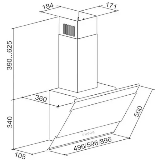 Витяжка ELEYUS Focus 700 60 BL - фото 11