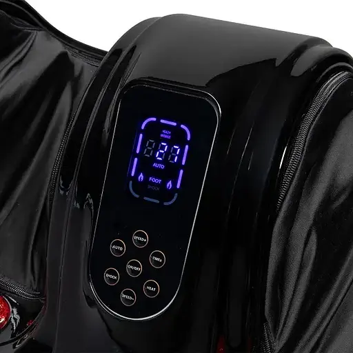 Массажер для ног (роликовый, компрессионный массаж, вибрация, прогрев) Benbo АМ-04 Черный - фото 7