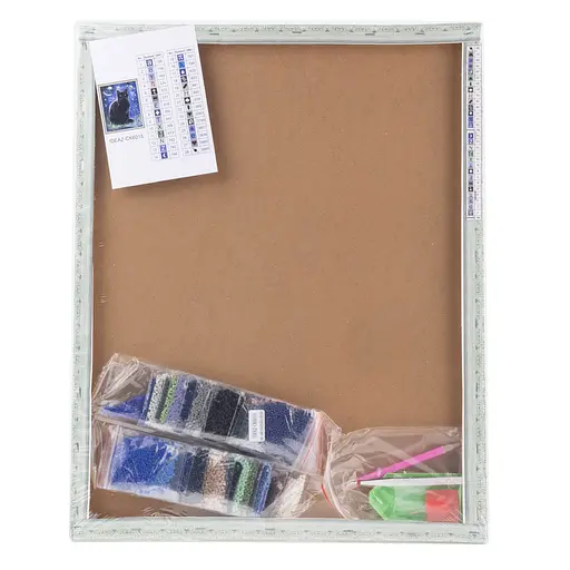 Набір з алмазною мозаїкою "Чорний кіт" 40*50 см, IDEA2-CK6015, ТМ "99IDEAS" - фото 7