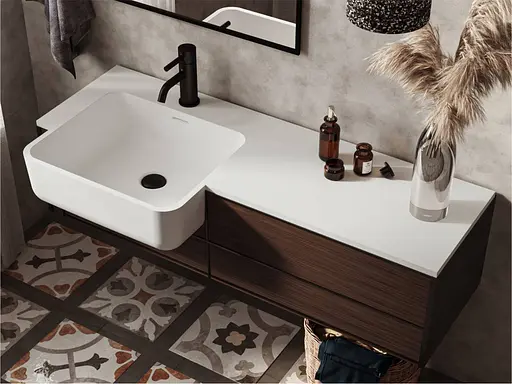 Умивальник Miraggio Fontana L глянцевий 0000518, Білий - фото 5