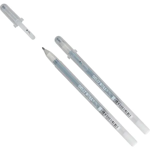 Ручка гелевая Sakura Stardust Gelly Roll Серебряный - фото 1