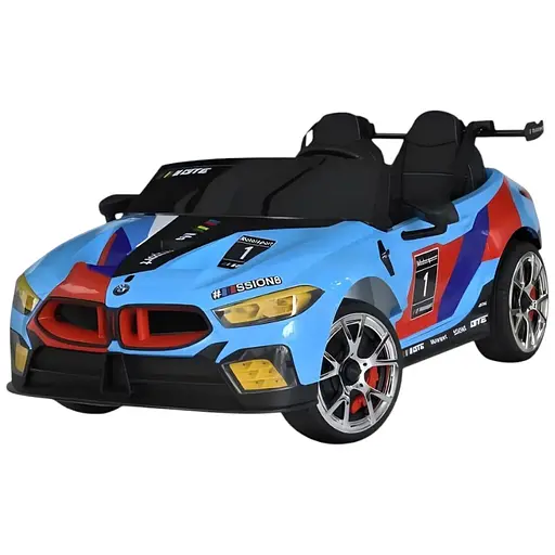 Електромобіль дитячий Bambi M 5849EBLRS-4 24V спортивний BMW для двох із пультом керування