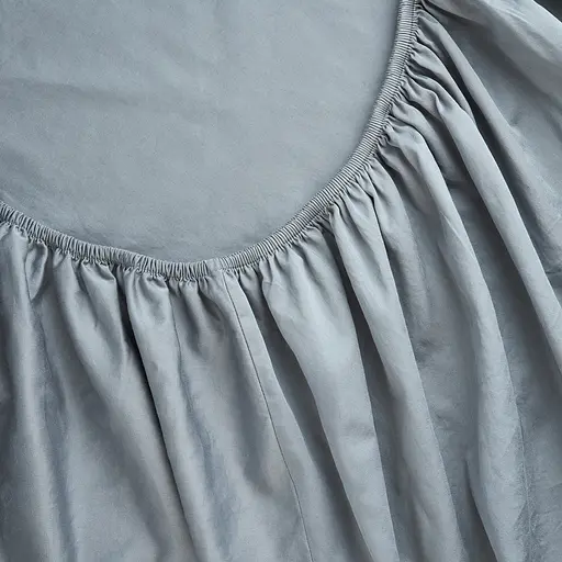 Простирадло на резинці МВМ My Home Елегія 90x200 см хмарно-сіре (BL-FS-22 CLOUDY GRAY)