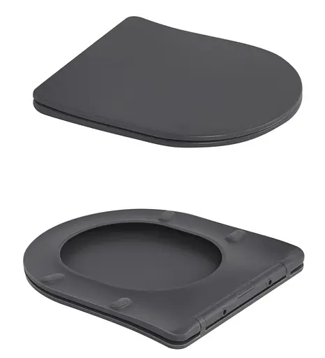 Унитаз подвесной Qtap Robin Ultra Quiet, с сиденьем Slim Duroplast/Soft-close/Quick relase QT13332381АSAN - фото 7