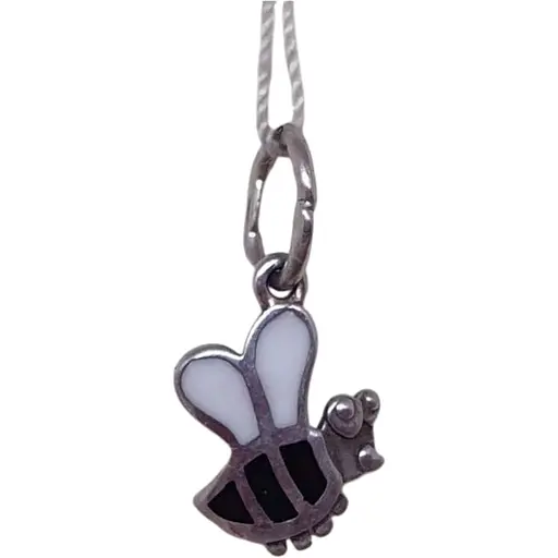 Серебряная подвеска Tango Пчелка с эмалью. 130254а