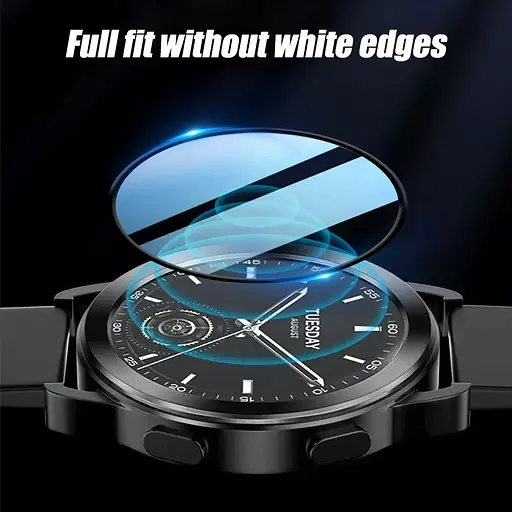 Захисна плівка VSKEY з рамкою для смартгодинника Xiaomi Watch S3 / S1 1 шт. - фото 8