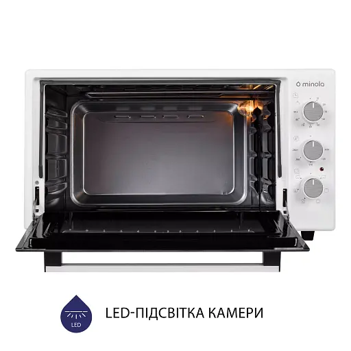 Электрическая печь Minola FOET 3714 WH - фото 9
