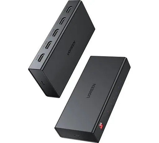 HDMI-сплиттер разветвитель на 4 порта Ugreen CM570 1 to 4 Out HDMI 2.0 - фото 5