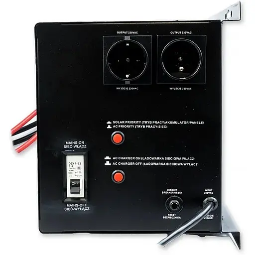 Гібридний ДБЖ/інвертор Volt Polska SINUS PRO 2400 W 12/230V 1600/2400W (3SP240012W) - фото 4