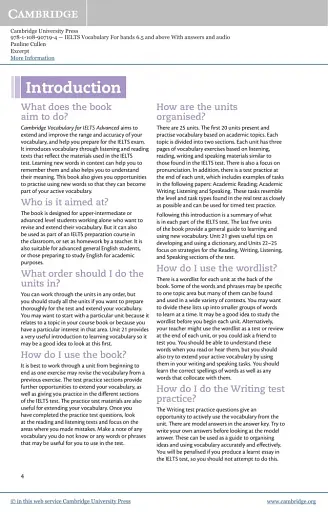 Cambridge Vocabulary IELTS For Bands 6.5 and above With Answers and Downloadable Audio - фото 2