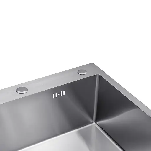 Кухонна мийка Kroner KRP Derby - 6050HM Brush (2,5/0,5 мм) CV027237, Нержавіюча сталь - фото 5