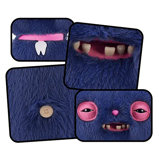 М'яка іграшка Fuggler Alley Cats Муркотун Темняшко 22 см (15752D) - фото 2