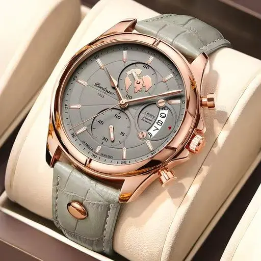 Чоловічий наручний годинник Poedagar Earth (Сірий) - фото 2