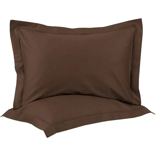 Наволочки Lotus Home Dakota Modern шоколадные 50х70 см, 2 шт. (svt-2000022351522) - фото 1