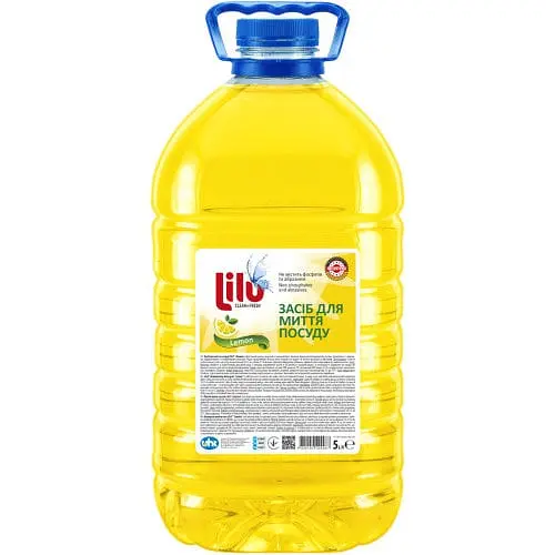 Средство для мытья посуды Lilu Лимон 5 л ПЭТ