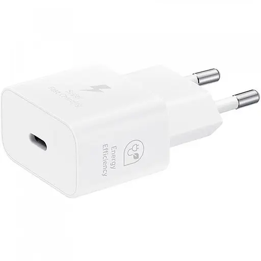 Зарядний пристрій Samsung 25W PD Power Adapter White (w/o cable) (EP-T2510NWE) - фото 3