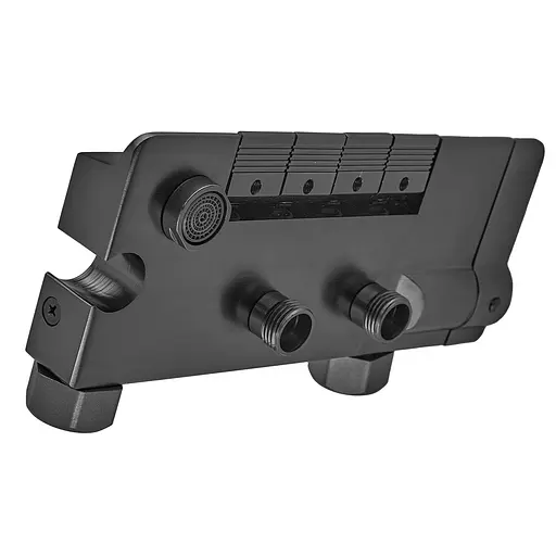 Душева система Champion PBD-009-J з кнопковим перемикачем із алюмінію Black 4 режими CH6549, Чорний матовий - фото 5