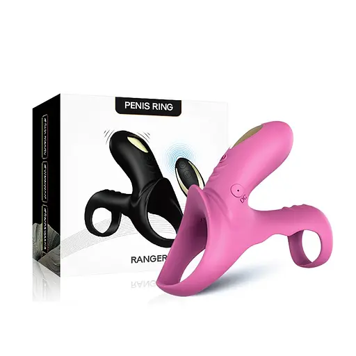 Виброкольцо Boss Series Ranger Penis Ring 10.9 см розовый - фото 9