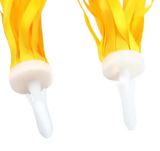 Ленты в руль детского велосипеда / самоката атласные однотонные желтый (G00019658) - фото 3