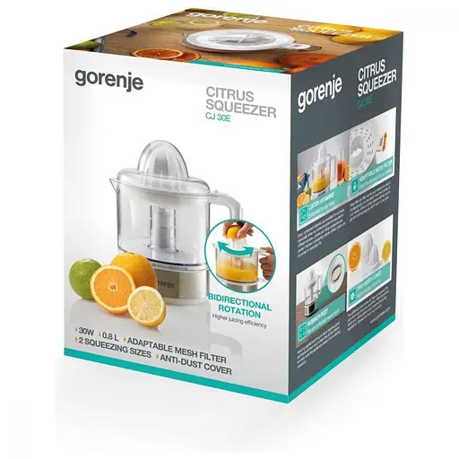 Соковитискач для цитрусових (цитрус-прес) Gorenje CJ30E - фото 9