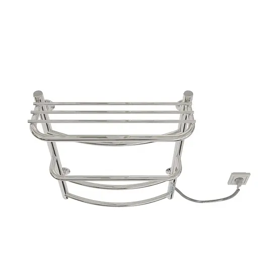 Електрична Сушарка для рушників Kosser Каскад із полицею 600x500/5 ER ДКп01ER, Хром, Праве - фото 3