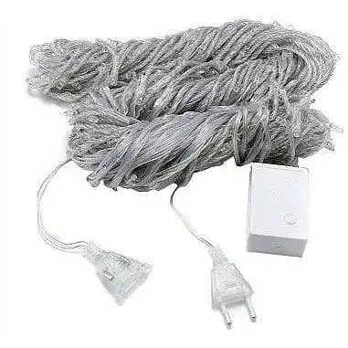 Світлодіодна різдвяна гірлянда Водоспад 2х2м LED гірлянда для прикраси будинків 240 світлодіодів 220 В Синій - фото 1